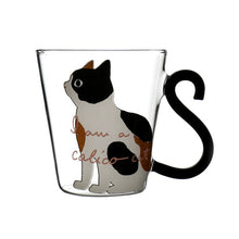 Load image into Gallery viewer, Creative 8.5oz Water Glass Mug Cup Cute Cat Milk Coffee Mug Tea Cup Cartoon Kitty Home Office Cup For Fruit Juice